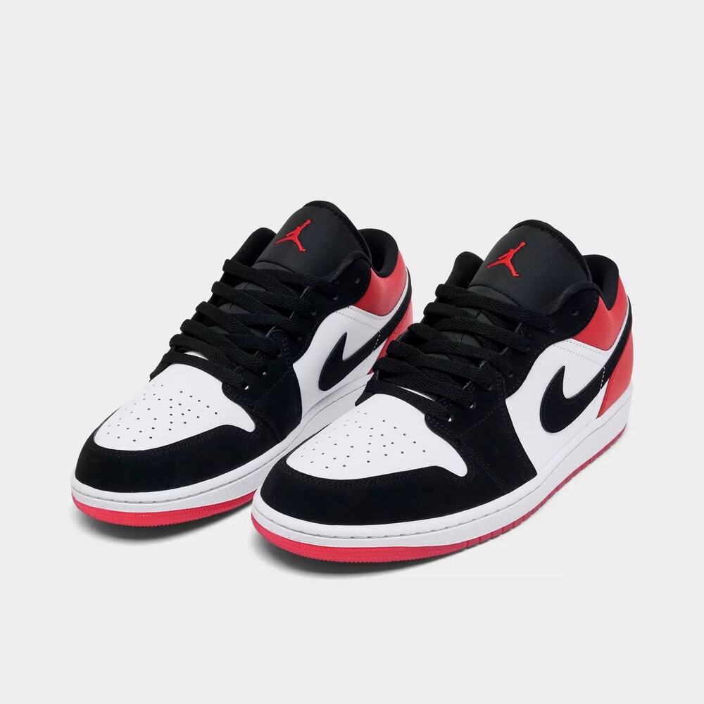 Nike Air Jordan 1 Low SE White Black Varsity Red Shoes IB8971-106 Mens Sizes 12